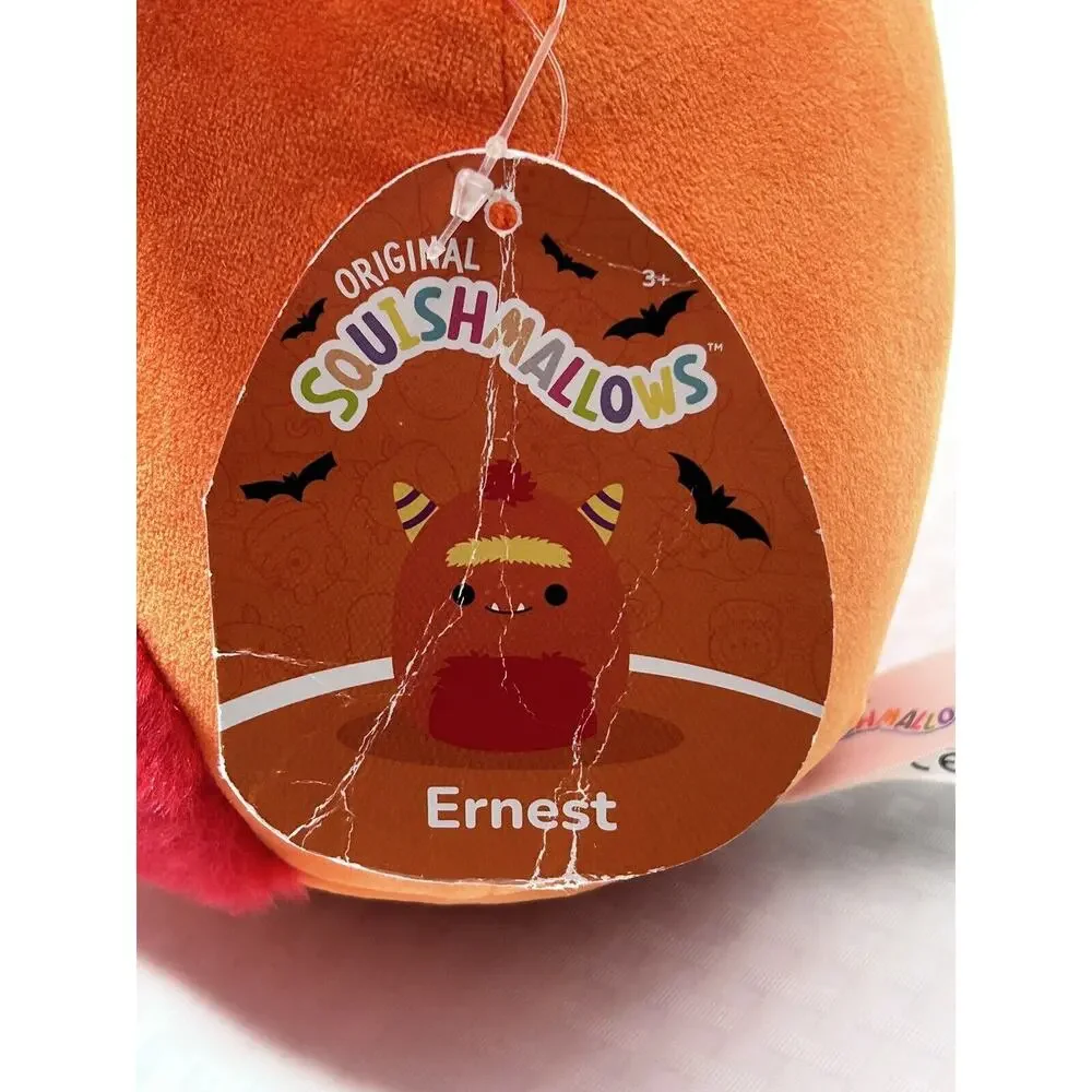 Ernest The Monster Halloween 8” Plush Stuffed Kellytoy Squishmallow 2023 W/ Tags